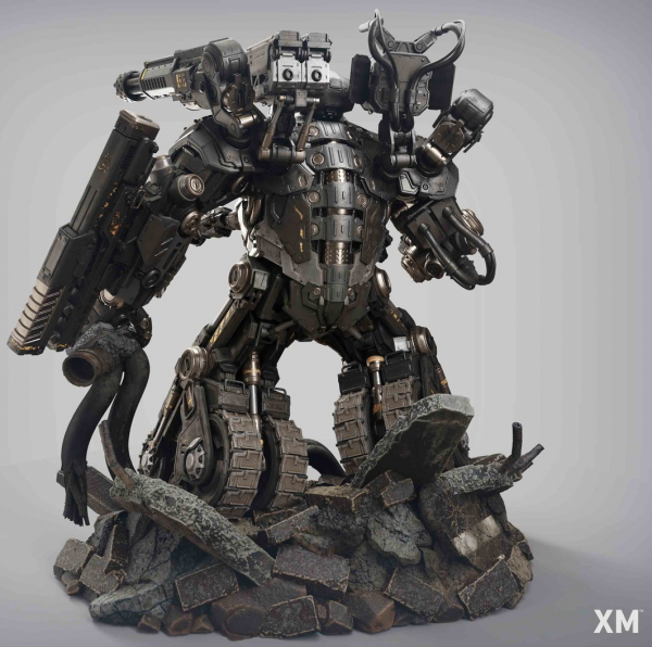 戰爭機器 戰爭坦克裝備 限定金屬雕像 雙版本 戰爭機器 戰爭坦克裝備 限定金屬雕像 雙版本