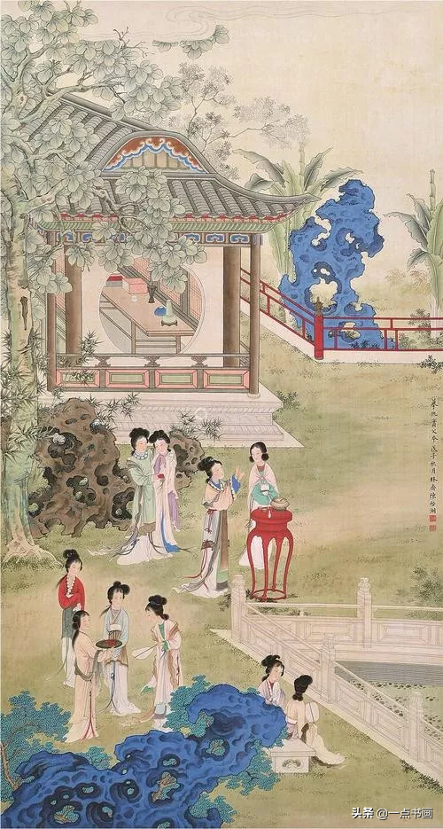 陳啟湖工筆人物欣賞