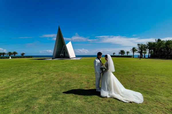 海南:日月灣是婚紗拍照的好地方 海南:日月灣是婚紗拍照的好地方