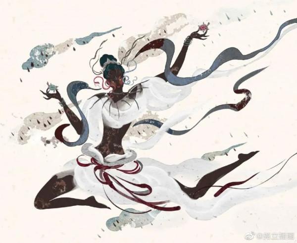 80後清華才女，把“詞牌名”畫成古風美人，每一張都忍不住儲存