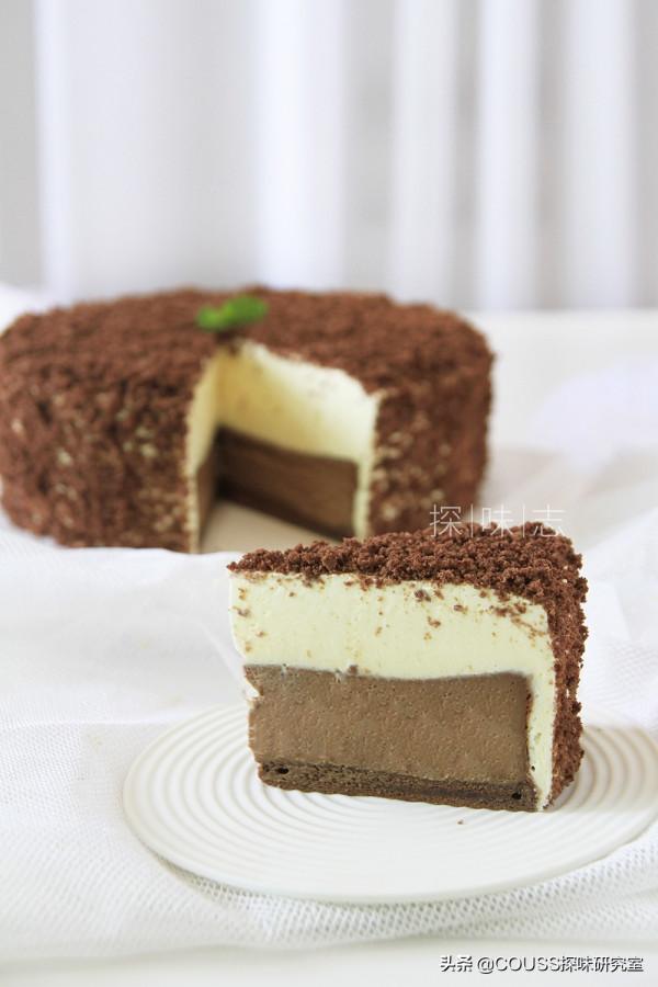 配方公開！超濃郁的巧克力芝士蛋糕，一次三重口感