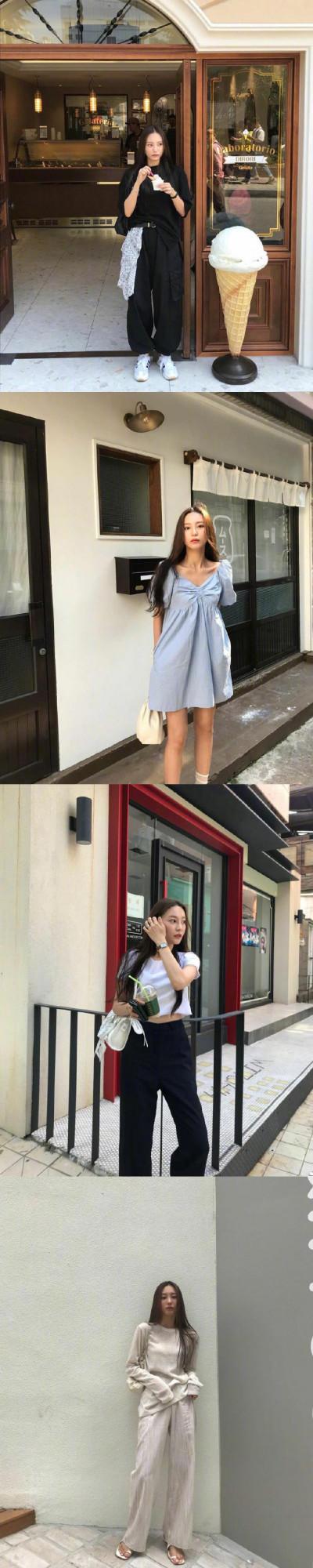 跟著韓國女生seonhye學習慵懶隨性的日常穿搭