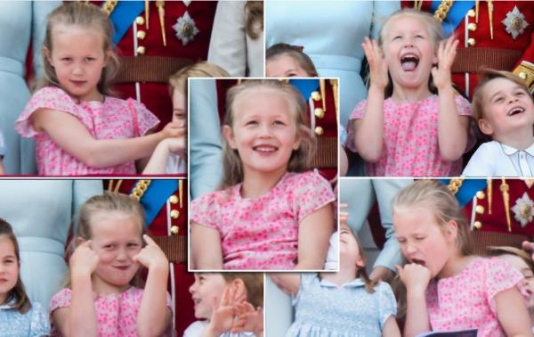 威廉王子小時候也好可愛，在陽臺上一點也閒不住，比喬治還會玩