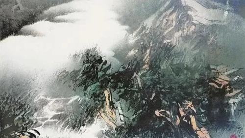 這女明星畫家的山水畫,柔美的朦朧意象,才貌雙全 這女明星畫家的山水畫,柔美的朦朧意象,才貌雙全