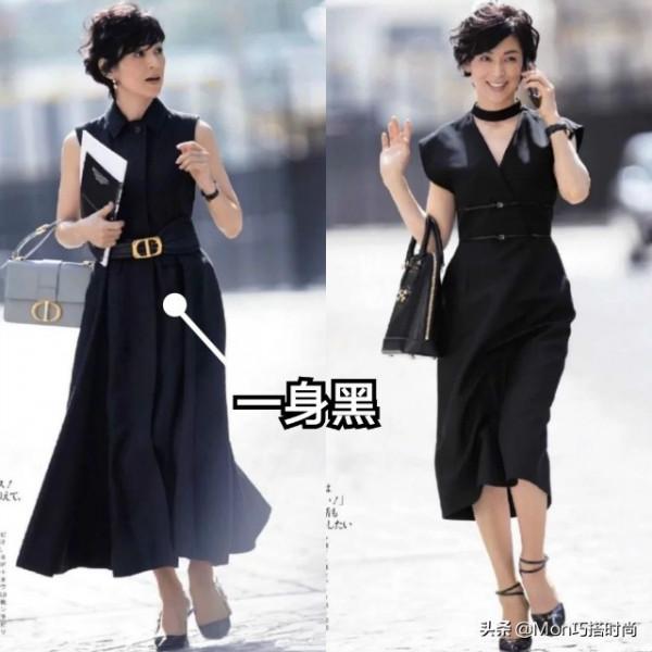 54歲的她，僅憑一身“黑白配”穿搭，就贏得了高階氣質，那你呢？