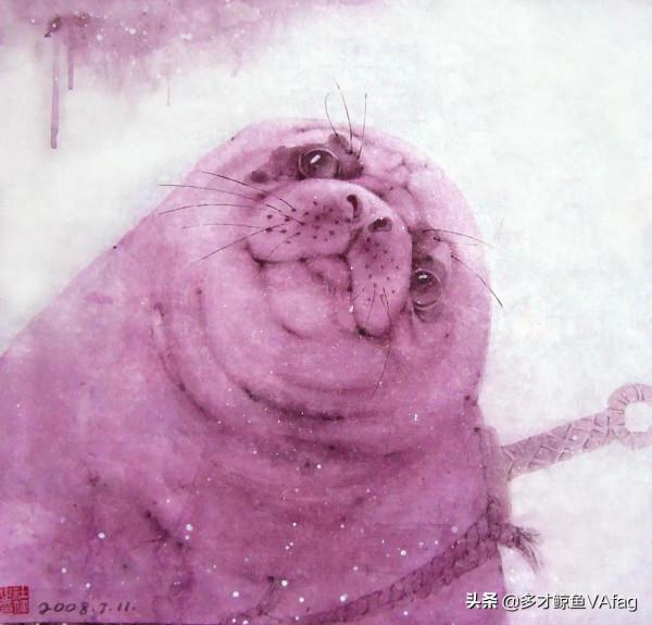 罕見的粉紅色動物