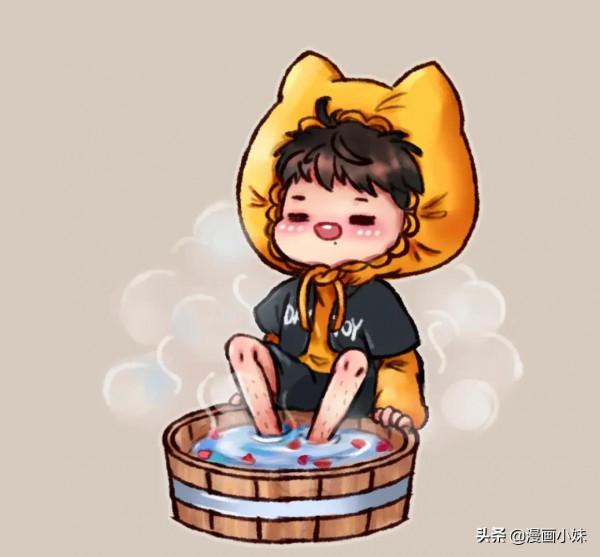 63張Q版肖戰哥哥的繪畫，呆萌又可愛