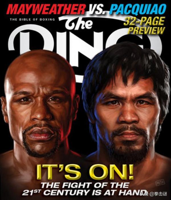 《拳臺》雜誌最佳拳手公佈：梅威瑟、帕奎奧僅僅位列第6、第9位