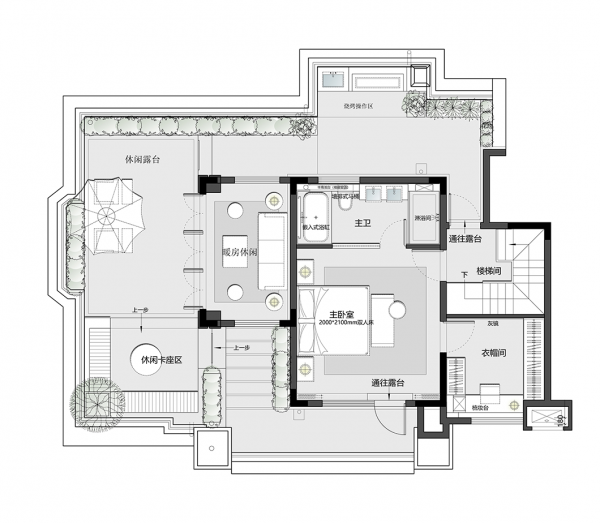 80後夫妻三代同堂205㎡複式房子，全屋精緻時尚帶大露臺，太羨慕