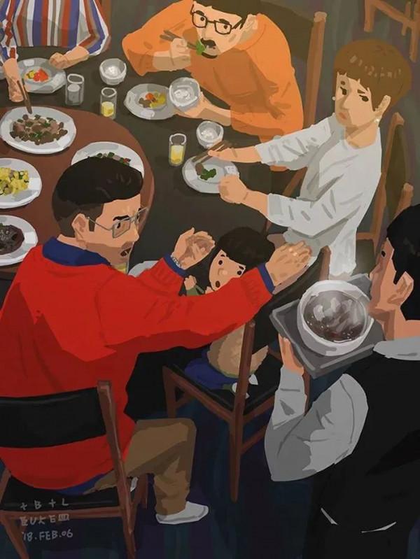 會畫畫的爸爸,太暖了 會畫畫的爸爸,太暖了