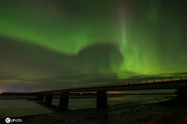 美國阿拉斯加州極光 絢麗多彩