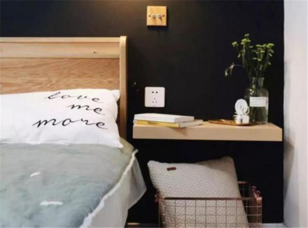 扔掉臥室笨重床頭櫃吧，佔地又土醜！現在流行這樣設計，美觀實用