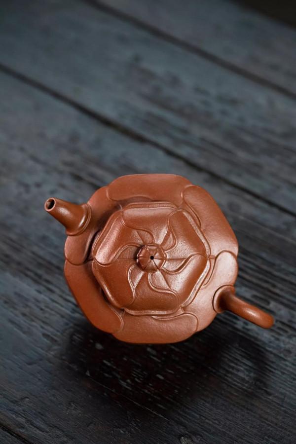 風捲葵·朱泥·290cc·鄭旭東選料為原礦朱泥 風捲葵·朱泥·290cc·鄭旭東選料為原礦朱泥