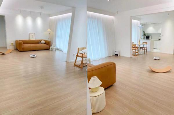 第二次裝修，她堅持“去家務化”設計，入住一年後家裡仍乾淨整潔