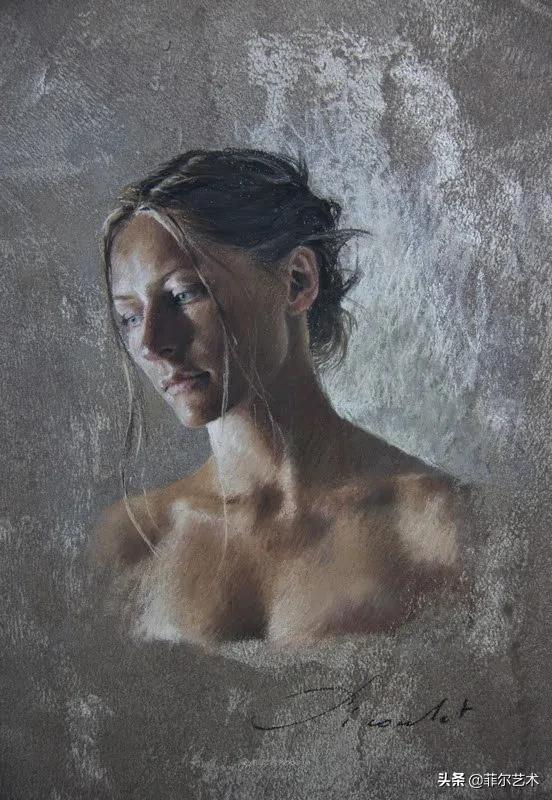 法國女粉彩大師，描繪的女性之美，細膩柔和