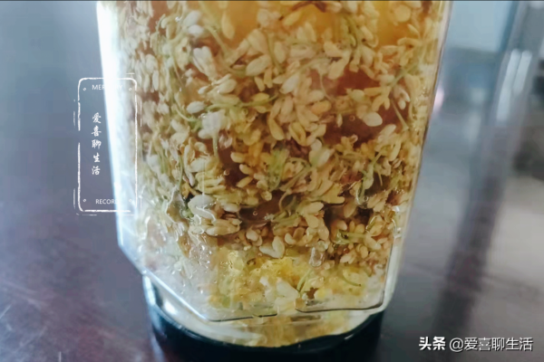 自制桂花蜜，水洗晾曬都不對，跟我這樣做，香味濃郁放多久都不壞