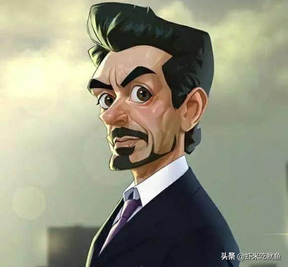 當漫威英雄遇上靈魂畫手，美國隊長眼神深邃，鋼鐵俠有氣質