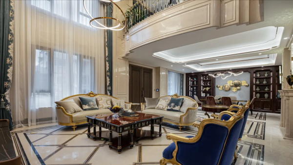 裝修案例｜820㎡氣質非凡的歐式別墅，大氣磅礴的奢華與浪漫