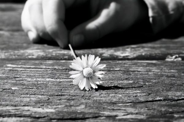 親人去世，小姑娘淚流滿面，跪在地上為其跳起最後一支舞