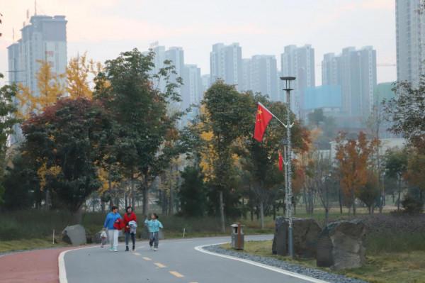 深秋季節的廟底溝考古文化公園