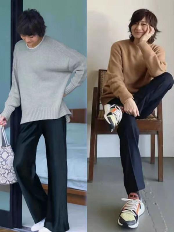 50歲女人鞋子別買太多，秋季有這4雙就夠了，配褲子裙子舒適好看