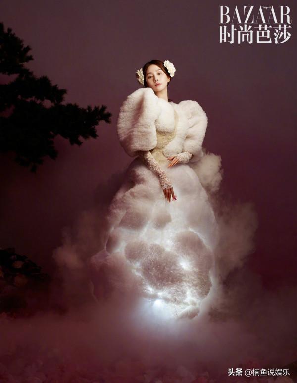 34歲劉詩詩又美出圈了！拍攝牡丹花間大片，優雅華麗好似花仙子