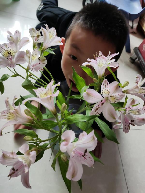 年味雖然越來越淡，擋不住花開的燦爛和孩子的快樂