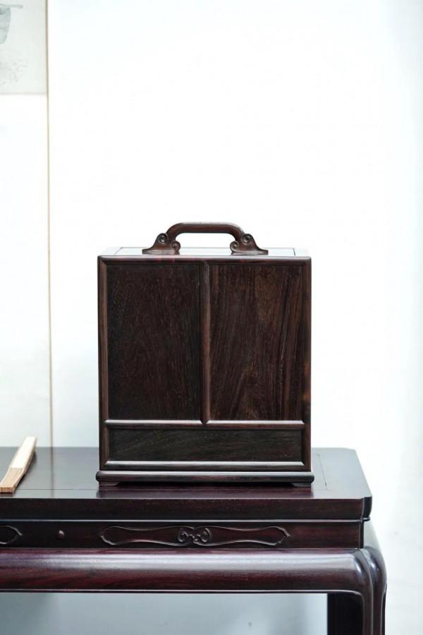 大紅酸枝｜茶籝提箱