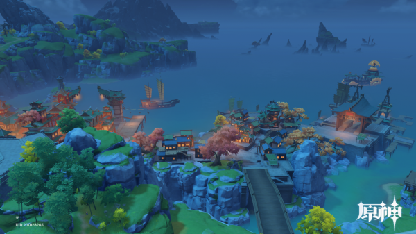 原神群玉閣重建完成又多了一處風景