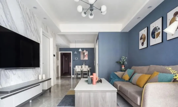 80㎡小戶型兩居室，北歐簡約風，自然清新