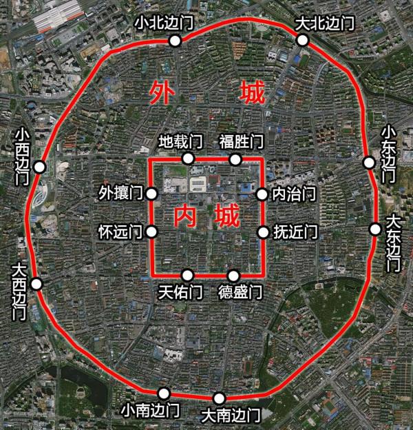 現時與清代省會以上城池圖鑑
