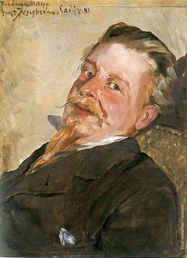 恩斯特約瑟夫森 瑞典畫家和詩人 油畫作品欣賞