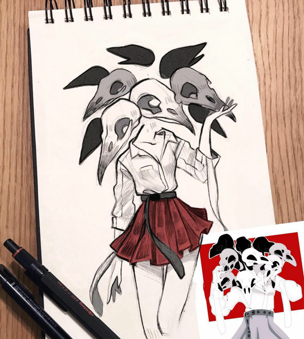 動漫的鬼怪形象如果以少女的樣子示人,可是畫得太好看就不嚇人了 動漫的鬼怪形象如果以少女的樣子示人,可是畫得太好看就不嚇人了