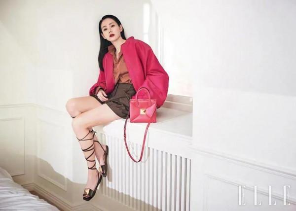 孫藝珍ELLE畫報，此次畫報是官宣結婚後第二天拍攝的 狀態好好 好美