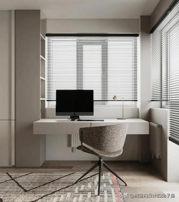想在小臥室設定書桌、書櫃，又擔心放不下？這樣的設計“完美”