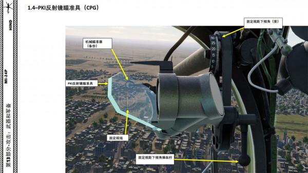 模擬飛行 DCS Mi-24P直升機 中文指南 13.3反射鏡