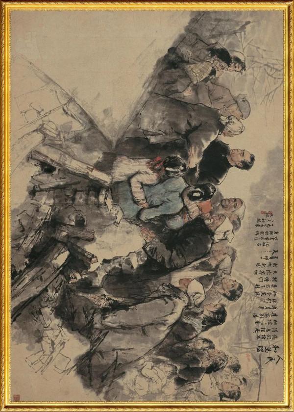 1966年，新中國第一次大地震，周總理三次來到災區……|《美術經典中的黨史》邀您走近國畫《人民和總理》……