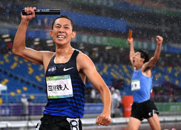 全運會男子4x400米接力決賽 四川隊奪冠 全運會男子4x400米接力決賽 四川隊奪冠