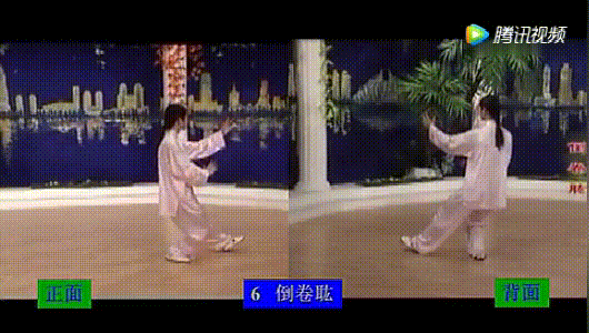 經典套路:24式簡化太極拳正反面演示 經典套路:24式簡化太極拳正反面演示