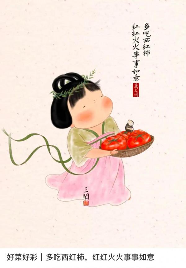 特別喜慶祥和的畫，胖乎乎的樣子，可愛又治癒，為生活增添了美好