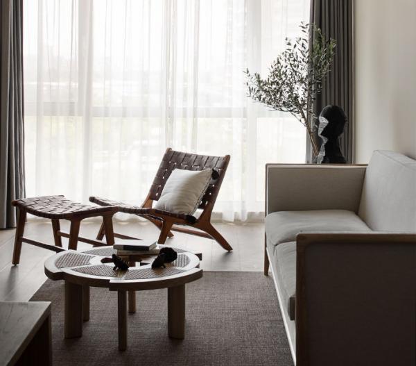 迴歸自然本真，110㎡輕侘寂風，過出精緻幸福感