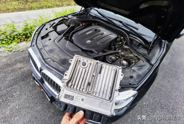 17款寶馬740Li刷ecu升級ING特調，一階70匹到手、加速更有力