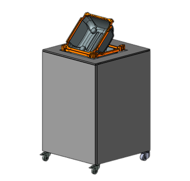 快遞自動化裝置二：全自動升降臺