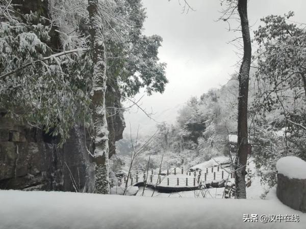 宛如仙境！漢江源景區下雪啦
