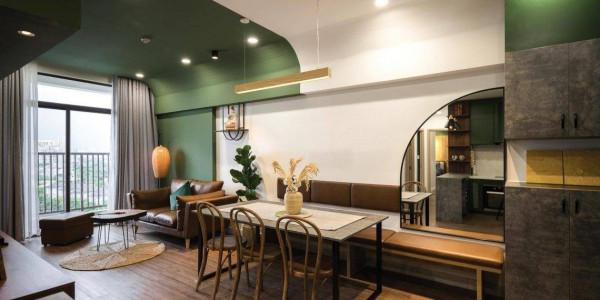 78㎡裝出2臥室+書房+衣帽間,並用復古綠填滿,小戶型值得借鑑 78㎡裝出2臥室+書房+衣帽間,並用復古綠填滿,小戶型值得借鑑