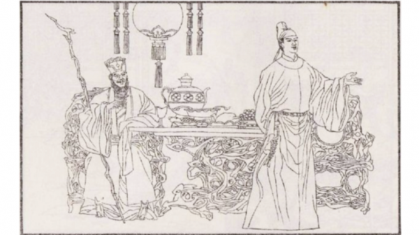 民間故事：書生幫龍王度過了厄運，索要無度，龍王將他吞進了腹中