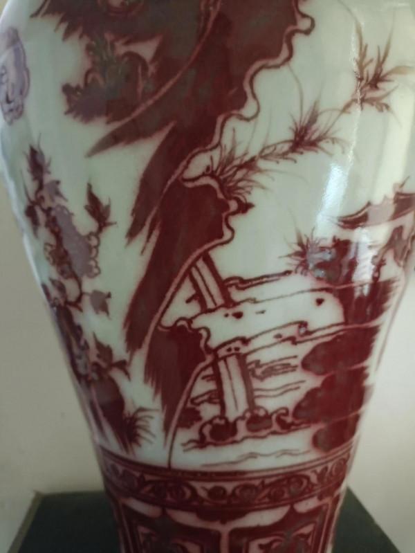 國寶發現記——元釉裡紅“孟德灞橋贈金”梅瓶賞析 國寶發現記——元釉裡紅“孟德灞橋贈金”梅瓶賞析