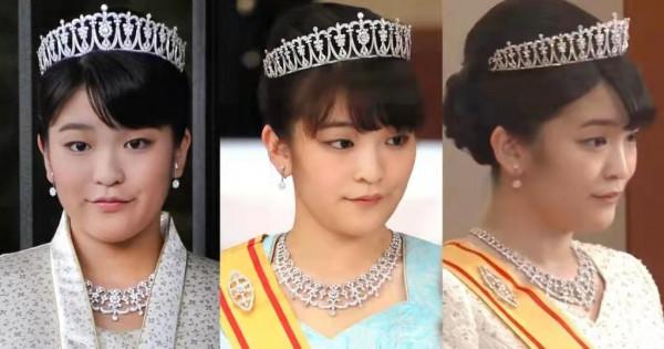 看看真子戴了10年的頭飾，和劍橋情人結框架類似，花卉有深意