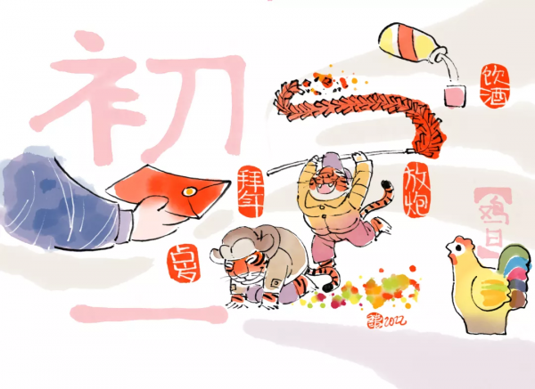 壬寅正月過年漫畫：留住過年那一抹趣味