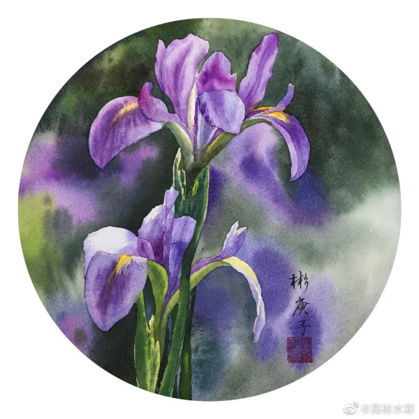 川美畢業的水彩大師，筆下繽紛的花卉、極致的風景靜物，張張迷人